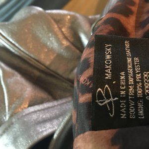 Large purse B MAKOWSKY SILVER